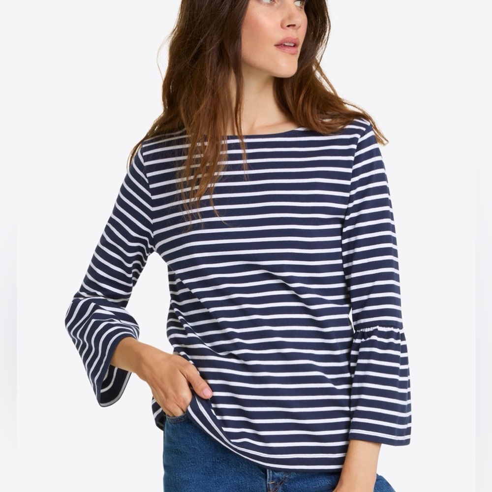 Draper James Corey Bell Sleeve Top